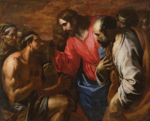 Italian School Christ Healing the Blind Man of Jericho MeisterDrucke 75943