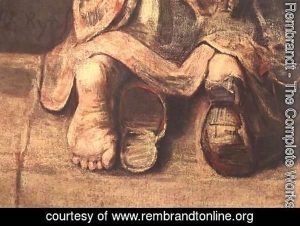 The Return Of The Prodigal Son Detail 4 C. 1669