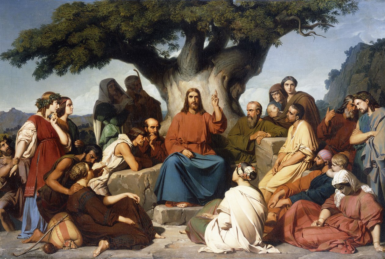 Edouard Louis Dubufe Surmon de Jesus Christ sur la Montagne (MeisterDrucke 819779)